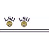 LSU Full Size Football Helmet Decals