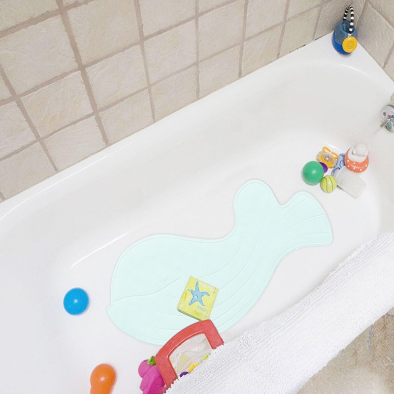 Qulable Bath Mat Kid Bath Mats Non Slip Kids Shower