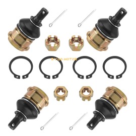 M MATI Front Upper Lower Ball Joints for Yamaha Kodiak 450 700 & Grizzly 550 700 4-Pack