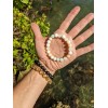 RAYON Green Opal Bead Bracelet Men Stretch 10mm 7, 7.5,
