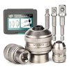 Bestwork Adjustable Tap Sockets, 6pcs Tap Socket Set, 1/4", 3/8",
