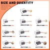 Tanstic 40Pcs Electric Motor Carbon Brushes, 10 Different Sizes Carbon