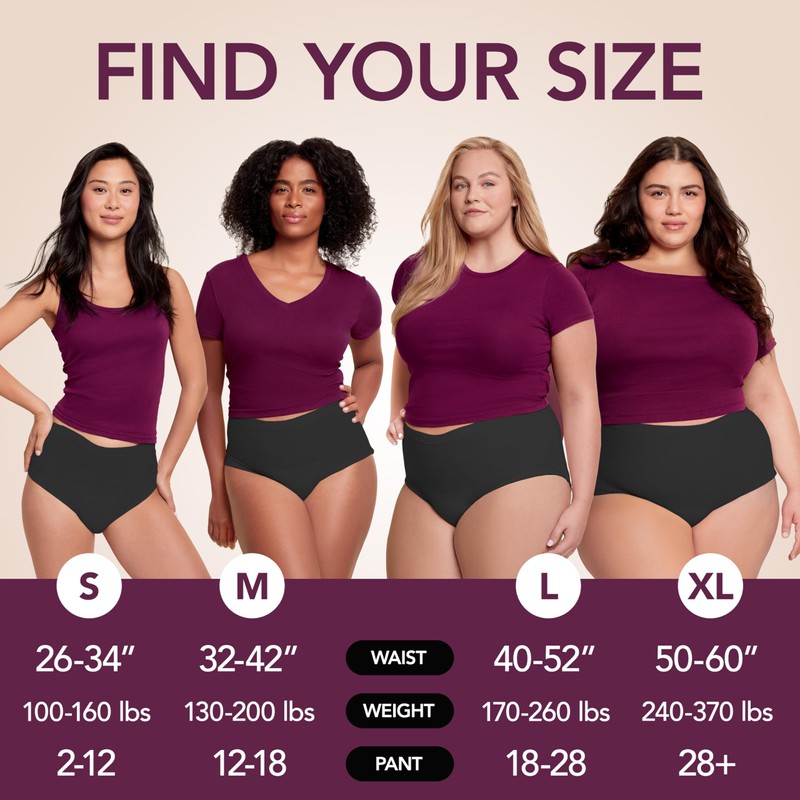 Depend Silhouette Adult Diapers, Incontinence & Postpartum Bladder Leak Underwear