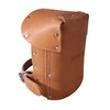 SITEGEAR Padded Leather Knee Pads with Adjustable Strap, Tan (51-11422P)