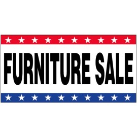 20x48 Inch FURNITURE SALE - Vinyl Banner Sign New - USA wb