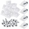 20/40/60/80/100pcs Drawer Wedge Supports with Screws – Plastic Bottom Support