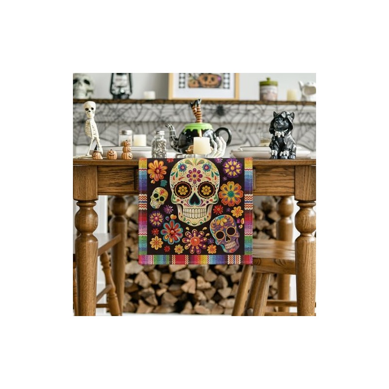 Artoid Mode Camino de Mesa Día de Muertos Calavera de