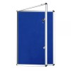 VIZ-PRO Lockable Notice Board Tamperproof cork board Class Office School