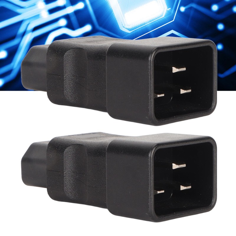 2pcs IEC320 C20 to IEC320 C15 Power Adapter Professional Standard