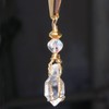 Scepter Quartz Crystal 14K GF Pendant