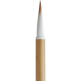 Kuretake JA308-8S Calligraphy Brush Fine Brush Miyagi No. 8 White Hair Pack