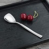 Idomy 12-Piece Stainless Steel Ice Cream Spoons, 5.51-INCH
