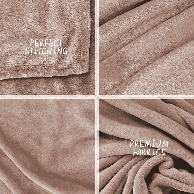 Cuddly, Fluffy Blanket, 130 x 160 cm - Small Fleece