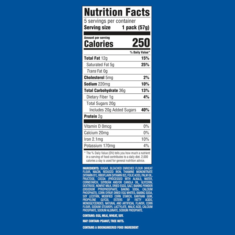 OREO Cakesters Double Chocolate Soft Snack Cakes, 12-5 Count Boxes