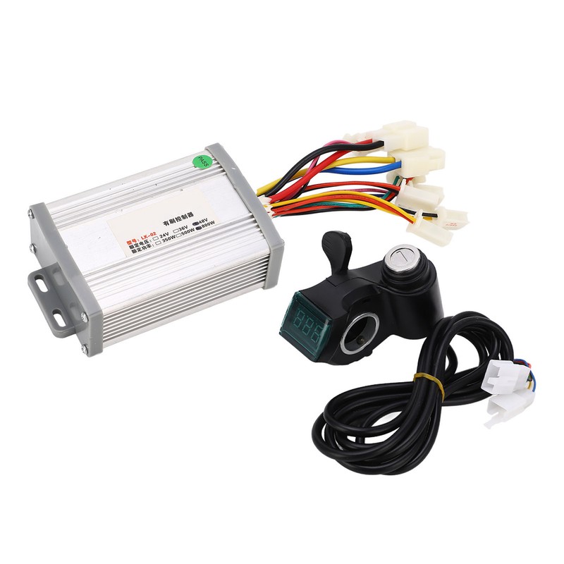 48V 800W Bike Brush Controller Set with Keys Thumb Throttle