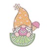 DIY Rhinestone Painting Keychains Cute Dwarfs Shape Stress Relief Improve
