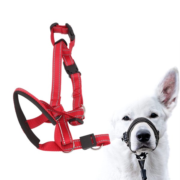 Dog Head Collar Dog Head Halter Collars Headcollars with Safety