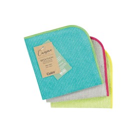 Cawö Spültuch Spültuch Trio (3er Pack) türkis/Pistazie 30x30 cm