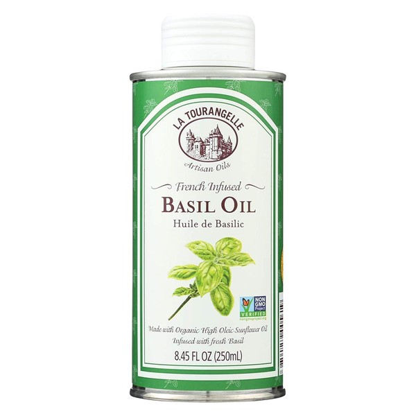 La Tourangelle French Infused Basil Oil, 8.45 Fluid Ounce - 6 per case.