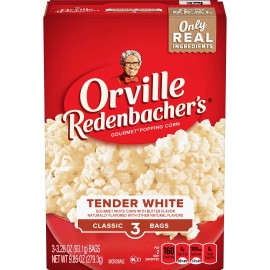 Orville Redenbacher s Tender White Microwave Popcorn Pack of 12 Gourmet Snack