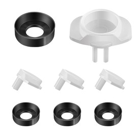 OLPDDZ 101237 Cup Seal & Diverter Gate 4-Pack – Exact-Fit Repair Kit for Moen 3800 Tub Spout, Leak-Proof Bathtub Faucet Replacement Part, Durable Rubber & Plastic, DIY Fix in Minutes