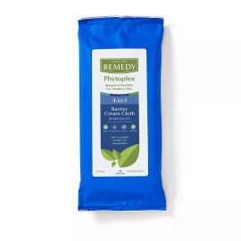Medline *2-Packs* Medline Remedy Phytoplex 4-in-1 Barrier Cream Cloth Wipes MSC092508