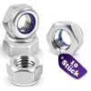 Pack of 10 Hex Nuts M10, Locking Nuts Stainless Steel