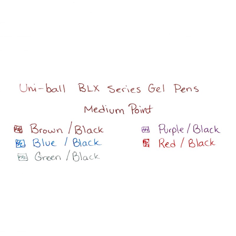 uni-ball 207 BLX Infusion Retractable Gel Pens, Medium Point (0.7mm),