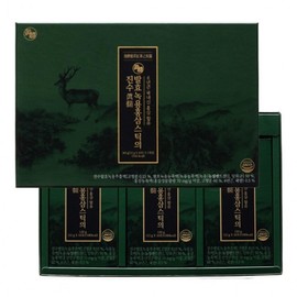 Gene Wells Essence stick gift set containing domestic 6-year-old fermented red ginseng and deer antler, 2 pieces, 360g / 진웰스 국내산 6년근 발효홍삼과 녹용을 담은 진액 스틱 선물세트, 2개, 360g