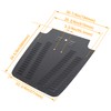 HECASA Aluminum Alloy Vented Hood Louver Kit Compatible with 2003-2006