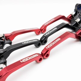 Front Pivot Clutch Brake Lever for KOVE 450 Rally 2024 Motorcycle Accessories Dirt Pit Bike Control Handle Fit 450 Rally (RED_Matte)