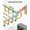 Nieifi - Jabonera para pared de ducha con 4 ganchos,