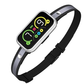 Bark Collar, Bark Collar for Large Dog, Bark Collar for Medium Dogs, Bark Collar for Small Dogs 5-15lbs, Barking Collar Silver-068