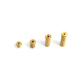 heyous 2 Sets 4 in 1 Golf 0.355" Brass Tip Plug Weights Fit Iron and Steel Shafts Golf Club Weight Head Accessories (1g + 3g + 5g + 7g)