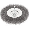 Vigor V6803-100 Silver Disc Brush 100mm Diameter 6mm