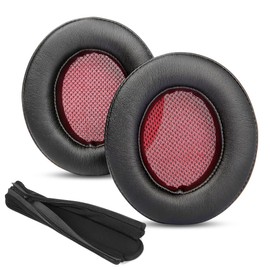 DowiTech Ersatz Ohrpolster und Atmungsaktives Kopfband Kompatibel mit Teufel Real Blue NC/Real Blue/Real Pure (2020) Stereo-Kopfhörer Ohrpolsterabdeckung mit Proteinleder und Memory-Schaum