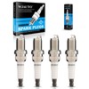 WJAUTO Iridium Spark Plugs 4 Pack, Pre-Gapped Sparkplugs OEM Replacement