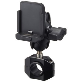 REC-MOUNTS Navigation Mount Set for Bike, Gorilla Compatible A, NVP-TQ21, NVP-T20CA-PTQ22D, CA-PT20D, Compatible Navigation Systems, Compatible Clamp Diameter 0.9 / 1.0 inch (22.2 / 25.4 mm), Base Mount (Black)