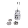 Lab Slotted Mass Set Chrome Plated Steel Accurate 200g 50g