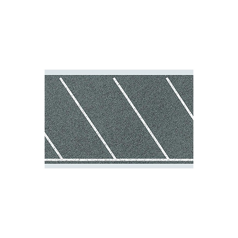 FALLER 170634 - Parkplatzfolie, Diagonalmarkierung