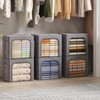 Lifewit Clothes Storage Bins with Metal Frame, Stackable Storage Box,