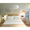 Henjjras large White Oblate Pendant Lamp Shade 55.5cm(21.85in) Chinses lantern