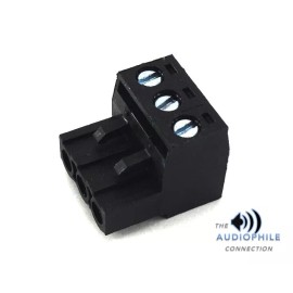 Rockford Fosgate BLACK ROCKFORD FOSGATE SYMMETRY EPX2 3 PIN TERMINAL POWER WIRE PLUG ~ BRAND NEW!