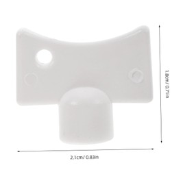 IWOWHERO 4pcs Radiator Valve Bleed Keys Square Socket Allen Wrench for Water Tap Plumbing Valve Heater