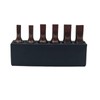 6-Pack25mm Jis Screwdriver Bit Set,Jis Phillips,With Magnetic Tip S2alloysteel Material,Vesselsuitable,Electric