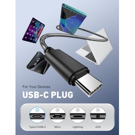 Rythflo in Ear Monitors Headphones, HiFi Wired Earbuds with Noise Isolating, Type-C with Microphone Earphone, IEM Headset with Detachable Recessed 2Pin Cable