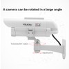 YSUCAU Solar Powered CCTV Security Fake Dummy Camera with Flashing
