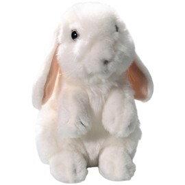 Carl Dick 3624 Standing White Rabbit Snow Bunny Approx. 18 cm Plush Toy Stuffed Toy Cuddly Toy