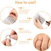 Zonon 114 Pieces/ 6 Sheets Invisible Ring Size Adjuster 6