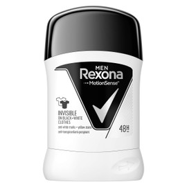 Rexona Invisible Antiperspirant Stick Black and White 50 ml